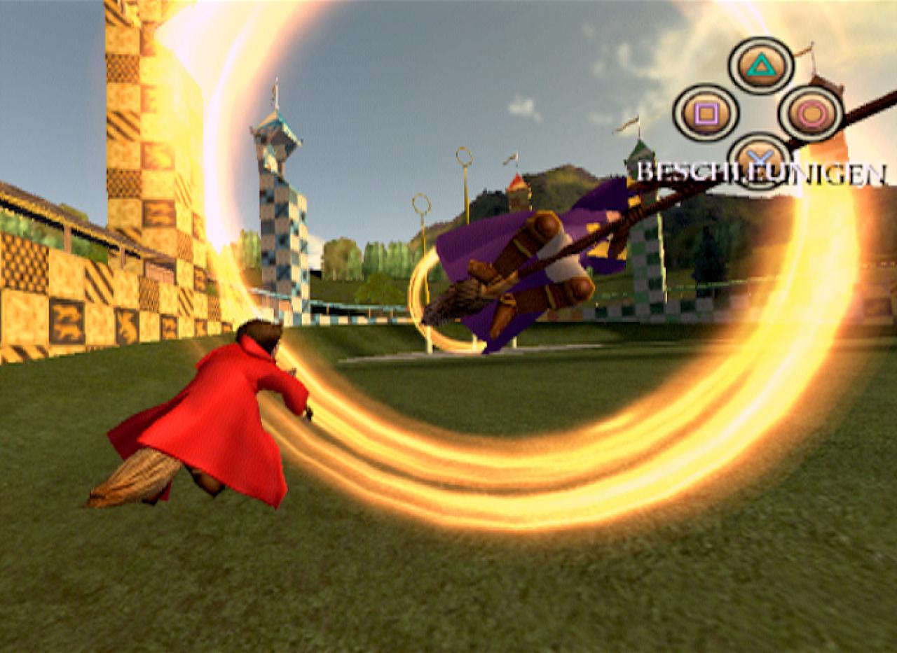 [10/12/2002] Je mehr Kreise Sie durchfliegen, desto schneller wird der Quidditch-Besen.